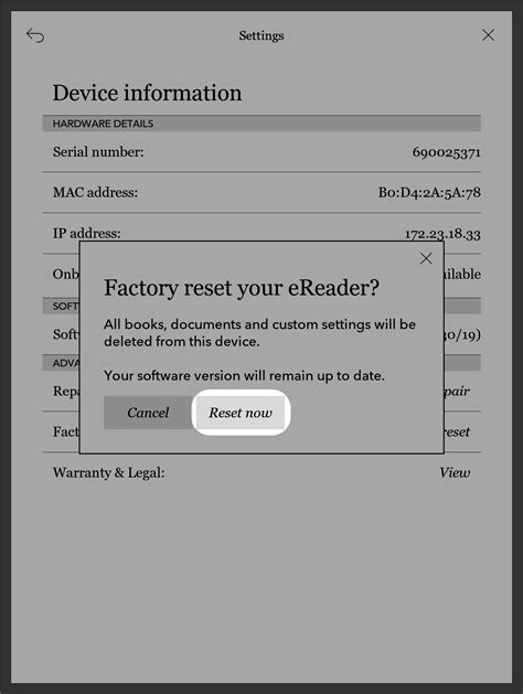 Kobo: Resetting your Kobo eReader : Hamilton Public Library