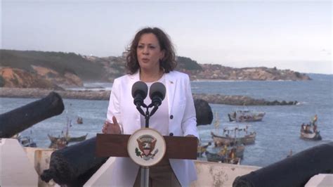 Kamala Harris gets emotional in Ghana as she visits slave trade site | Fox News