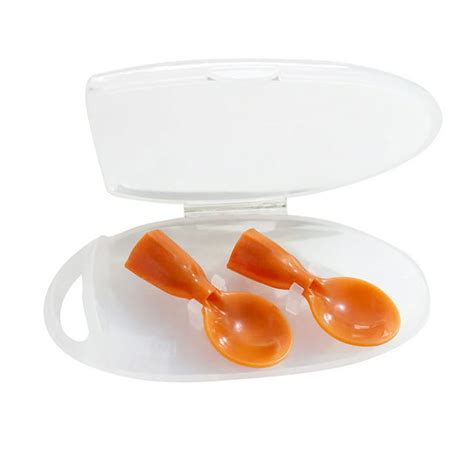 Couple a Spoons Baby Food Spoons Includes 2 Spoons, 1 Case - Walmart ...