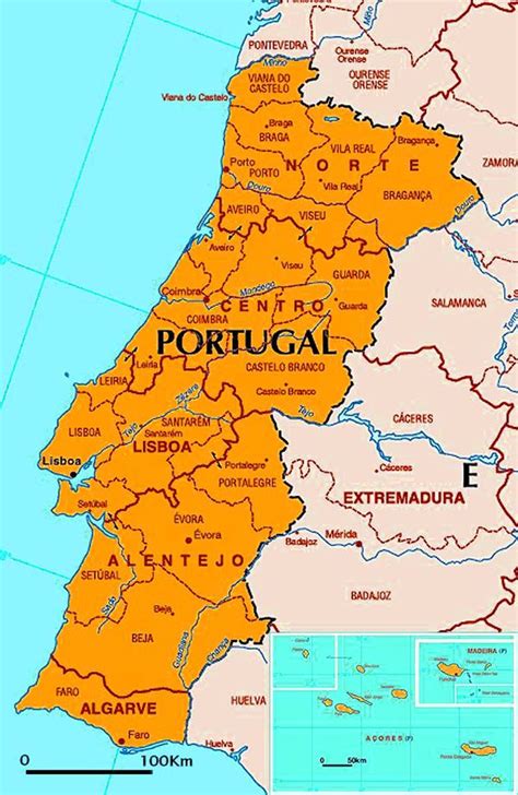 Mapa do Portugal Portugal Photos, Visit Portugal, Portugal Travel ...