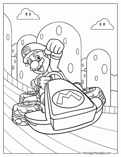 Kart Coloring Pages