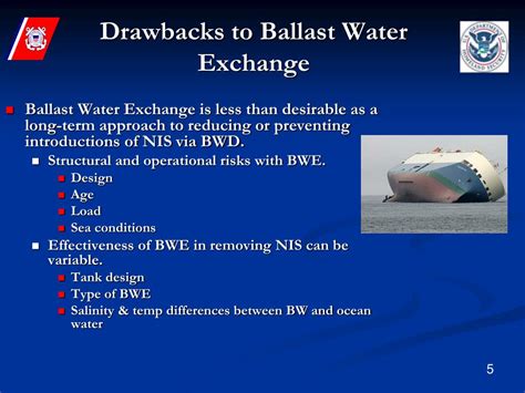 PPT - US Coast Guard Ballast Water Discharge Standard Final Rule ...