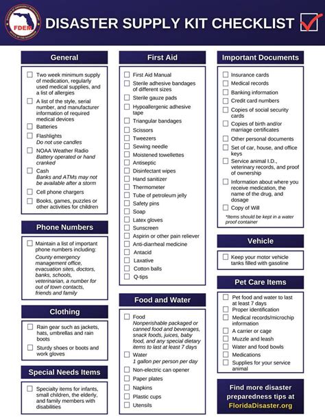 Office Hurricane Preparedness Checklist