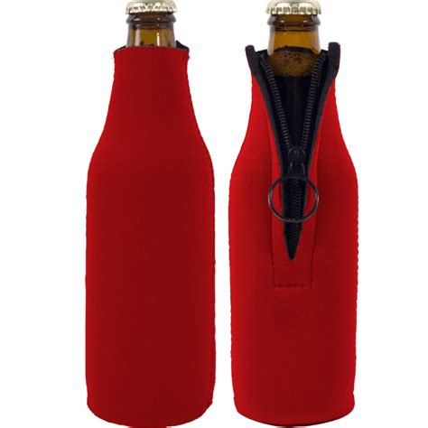 Blank Foam Zipper Bottle Coolie – Wholesale Coolies