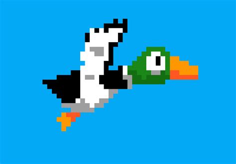 Pixilart - Duck Hunt (Duck) by JbezoarJr