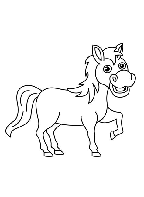 Little Donkey Coloring Page - Free Printable Coloring Pages