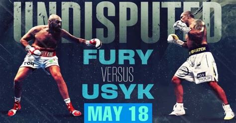 Tyson Fury Vs. Oleksandr Usyk: Ring Of Fire - Fight Card, Betting Odds ...