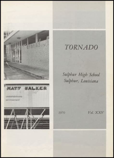 Explore 1970 Sulphur High School Yearbook, Sulphur LA - Classmates