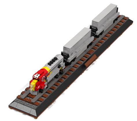 LEGO IDEAS - miniature Santa Fe Super Chief - miniature train project #4