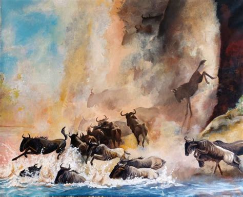 Great migration - Art by Edin & Edin - Paintings & Prints, Animals ...