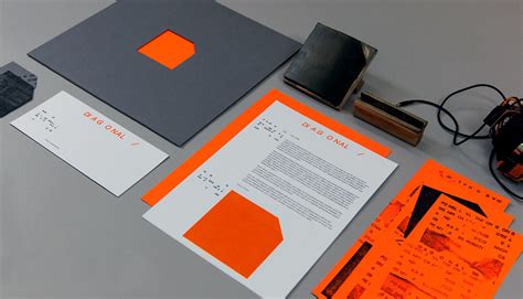 diagonal | Stationery branding, Printing business cards, Identity design inspiration