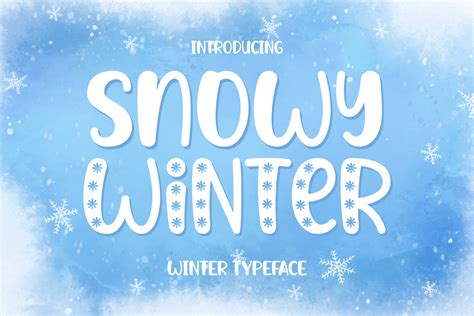 Snowy Winter Font Download Free - Beautiful Fonts