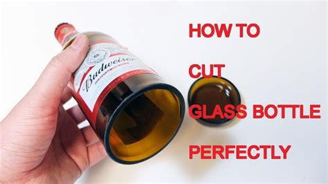 How to Cut Glass Bottles Perfectly at Home - YouTube