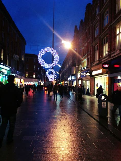 Christmas lights, Dublin | Christmas lights, Street view, Dublin