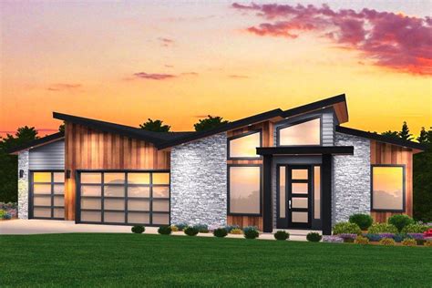 Modern House Plan with Exciting Curb Appeal - 85169MS | Architectural Designs - House Plans Home ...