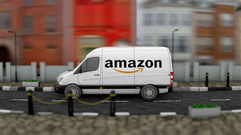 Editorial Amazon Van Delivery Vehicle Stock Motion Graphics SBV ...