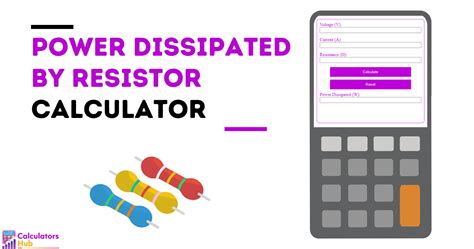 Power Dissipated by Resistor Calculator Online