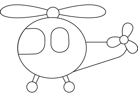 Helicopter Printable Template | Free Printable Papercraft Templates