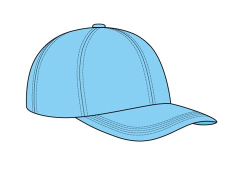 How to Draw a Baseball Cap Step by Step - EasyLineDrawing