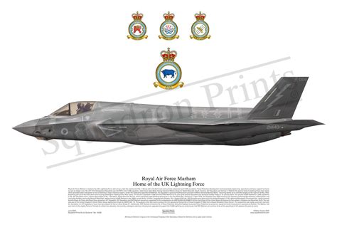 RAF Marham F-35B Lightning print - Print | Squadron Prints