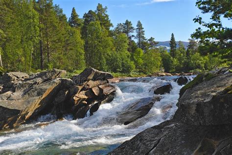 Saltfjellet Mountain Pass (on Road E6), Norland County, Norway Stock ...