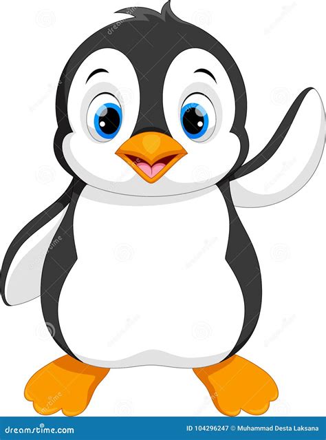 Penguin Cartoon With Blank Sign Royalty-Free Stock Photography ...