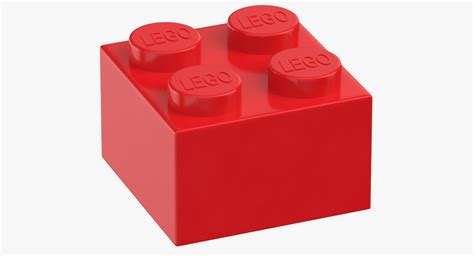 3D model lego brick 2x2 bright - TurboSquid 1409481