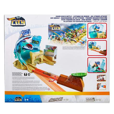 Hot Wheels City Shark Beach Battle Playset - Best Educational Infant Toys stores Singapore