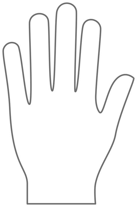 Hand shape II - Openclipart