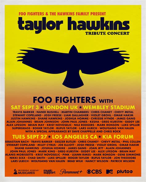 Joe & Phil to join Foo Fighters & The Hawkins family for Taylor Hawkins Tribute Concert | Def ...