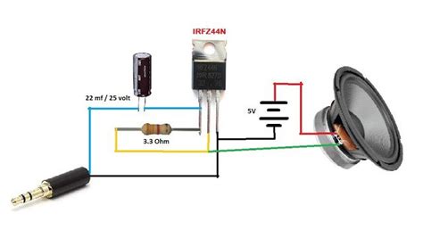 Simple audio amplifier circuit – Artofit