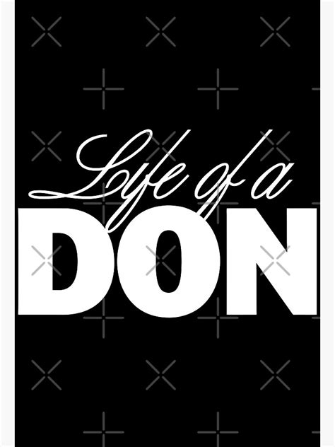 "Don Toliver Merch Don Toliver Life Of A Don" Poster by RanaMia | Redbubble