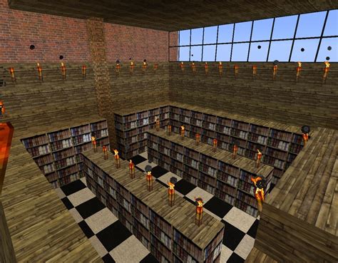 Library Minecraft Map