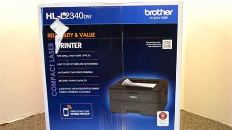 Review Brother HL-L2340DW Compact Laser Printer Unboxing - YouTube