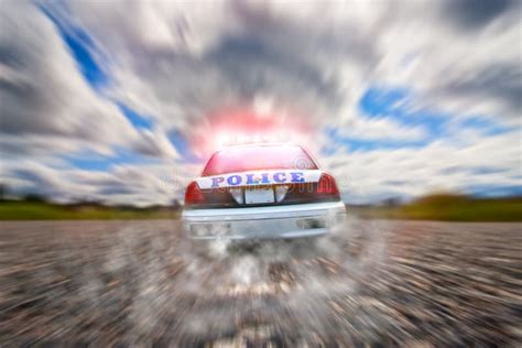 Police car chase stock image. Image of auto, chasing - 10335129