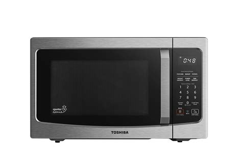 Toshiba ML-EM34P(SS) Smart Countertop Microwave Oven Compatible with Alexa, Humidity Sensor and ...