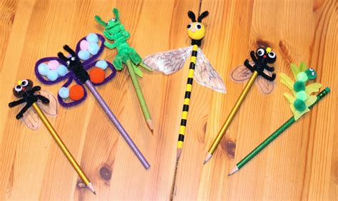 pencil craft ideas for kids ~ crafts and arts ideas