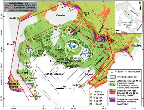 Campi Flegrei Volcano Map