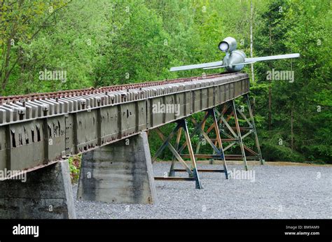 V1 flying bomb and launch ramp, Eperlecques bunker complex, France ...