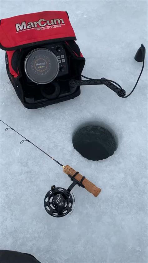 Ice fishing outdoor activities cold water carp fly fish rod reel | Crappie fishing, Ice fishing ...