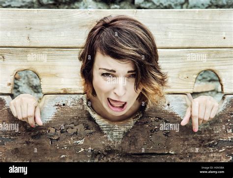 Inquisition torture woman hi-res stock photography and images - Alamy