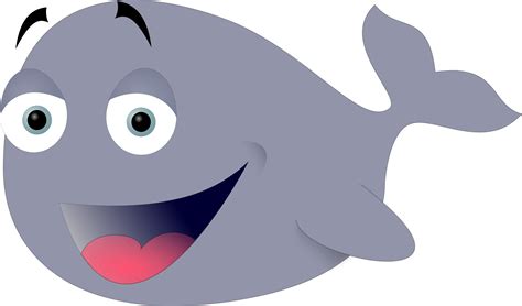 Clipart - Funny whale