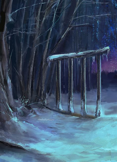 theFluffySlipper — Snowdin Forest Trying more environments, cuz its...