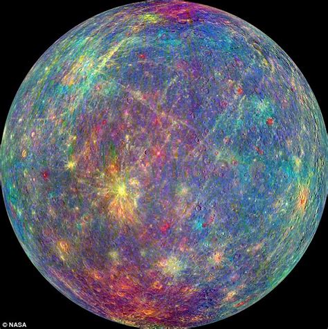 NASA's Messenger reveals close-ups of Mercury's sun-scorched surface | Daily Mail Online