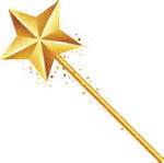 princess wand gold - Clip Art Library