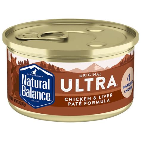 Natural Balance Ultra Premium Chicken & Liver Pate Formula Canned Cat ...