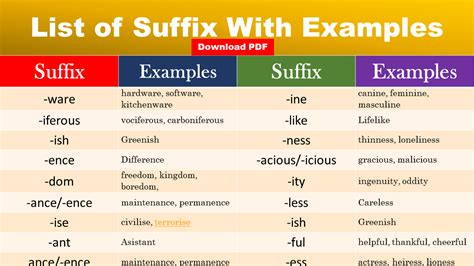 Oid suffix words list - beautycinema