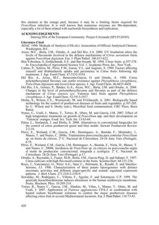 Relationship between postharvest diseases resistance and mineral composition of citrus fruit | PDF