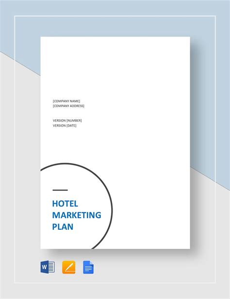 Hotel Marketing Plan Template - Google Docs, Word, Apple Pages | Template.net