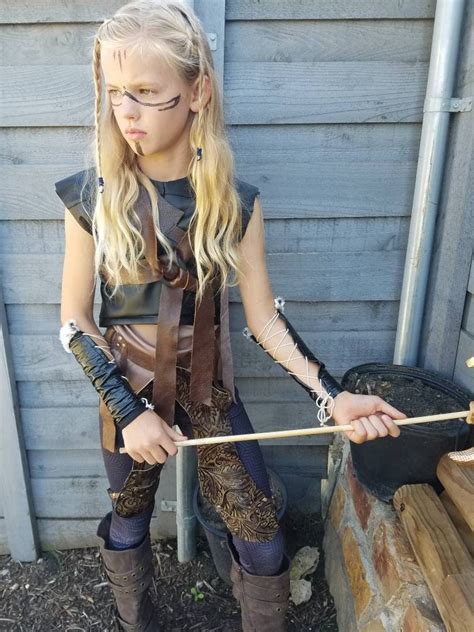 Viking warrior Girl Viking warrior Girl Halloween costume | Etsy